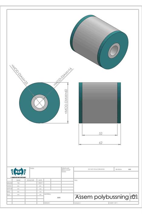 Poly Bushing & DOM Housing Assembly – Control Arm & Engine Mount Upgrade for Off-Road Vehicles - Image 2