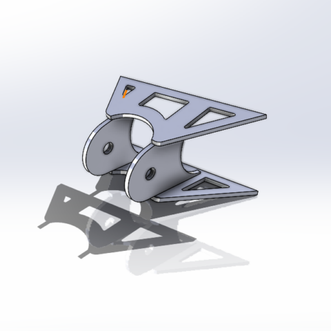 Axle Side Lower Link Brackets – Pair
