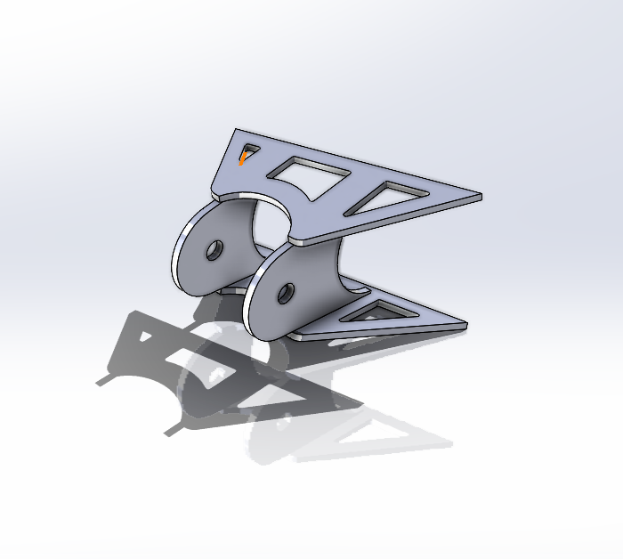 Axle Side Lower Link Brackets - Pair