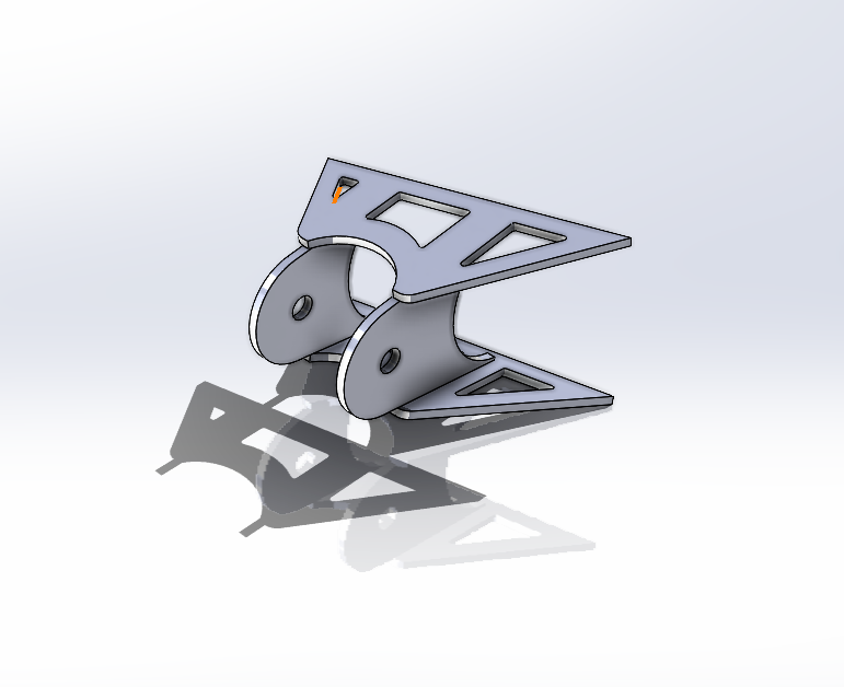 Axle Side Lower Link Brackets - Pair