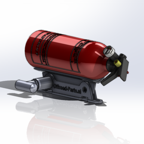 Quick Release Fire Extinguisher Mount