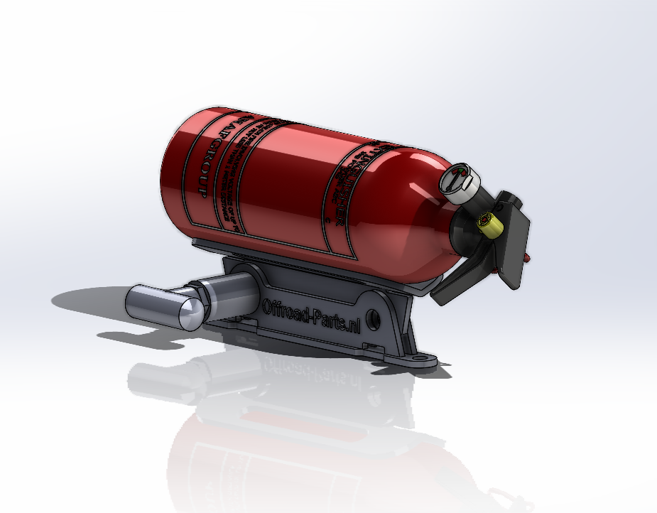 Quick Release Fire Extinguisher Mount