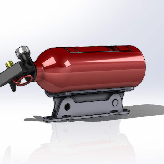 Quick Release Fire Extinguisher Mount - Image 3