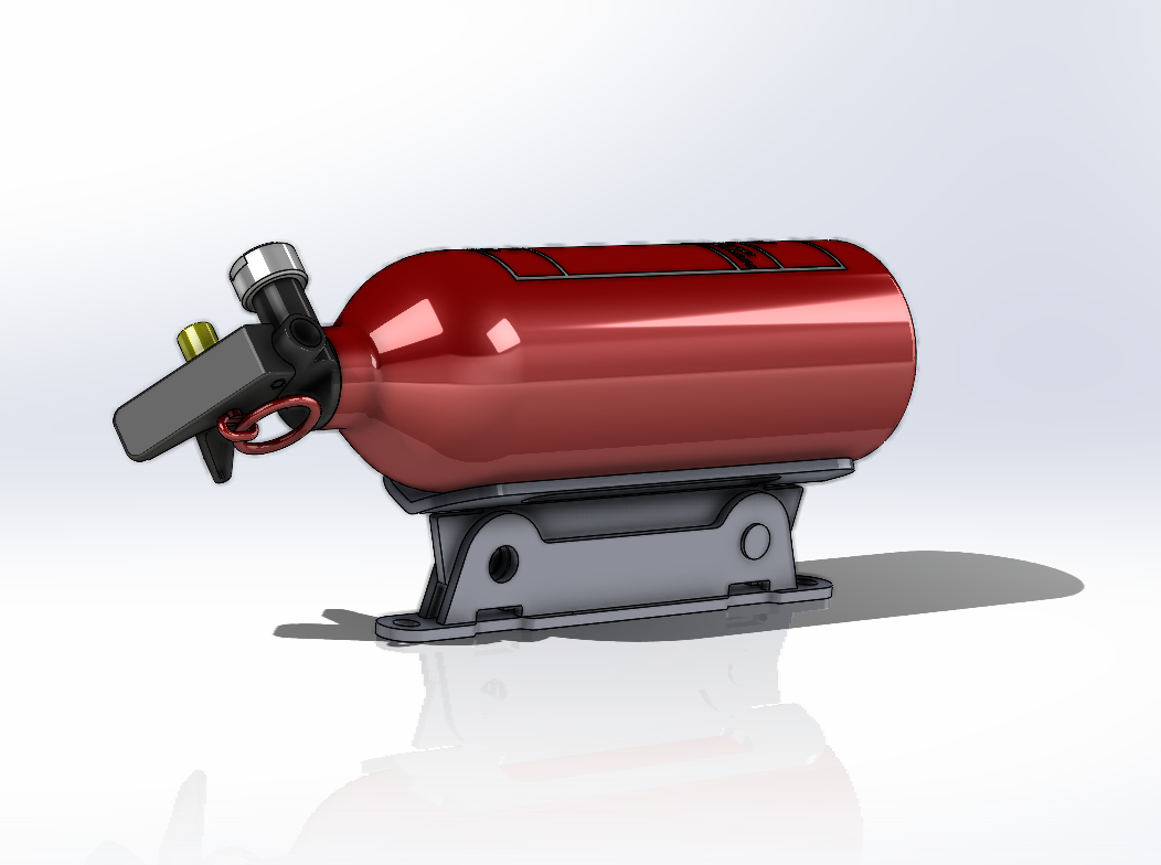 Quick Release Fire Extinguisher Mount - Image 3