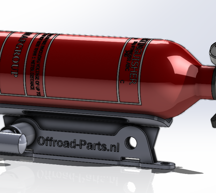 Quick Release Fire Extinguisher Mount - Image 2