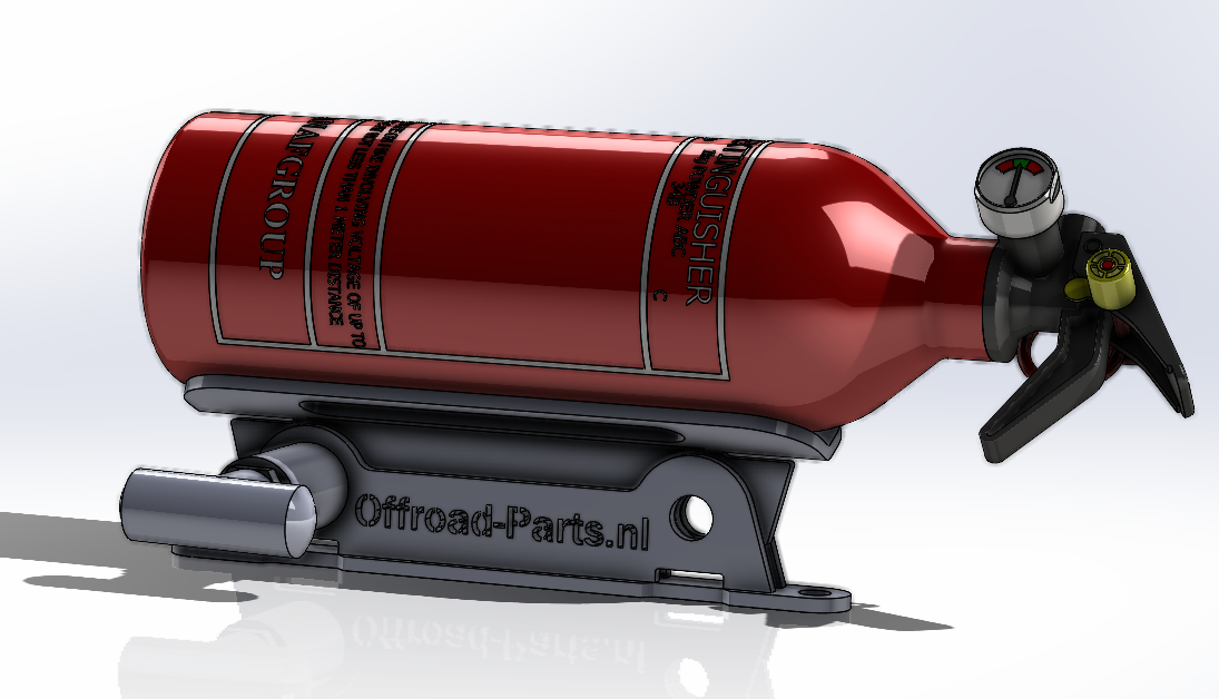 Quick Release Fire Extinguisher Mount - Image 2