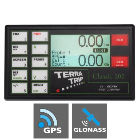 Terratrip 202 GeoTrip GPS & GLONASS V5 – Rally Navigation Tripmeter
